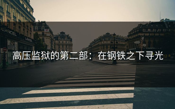 高压监狱的第二部:在钢铁之下寻光